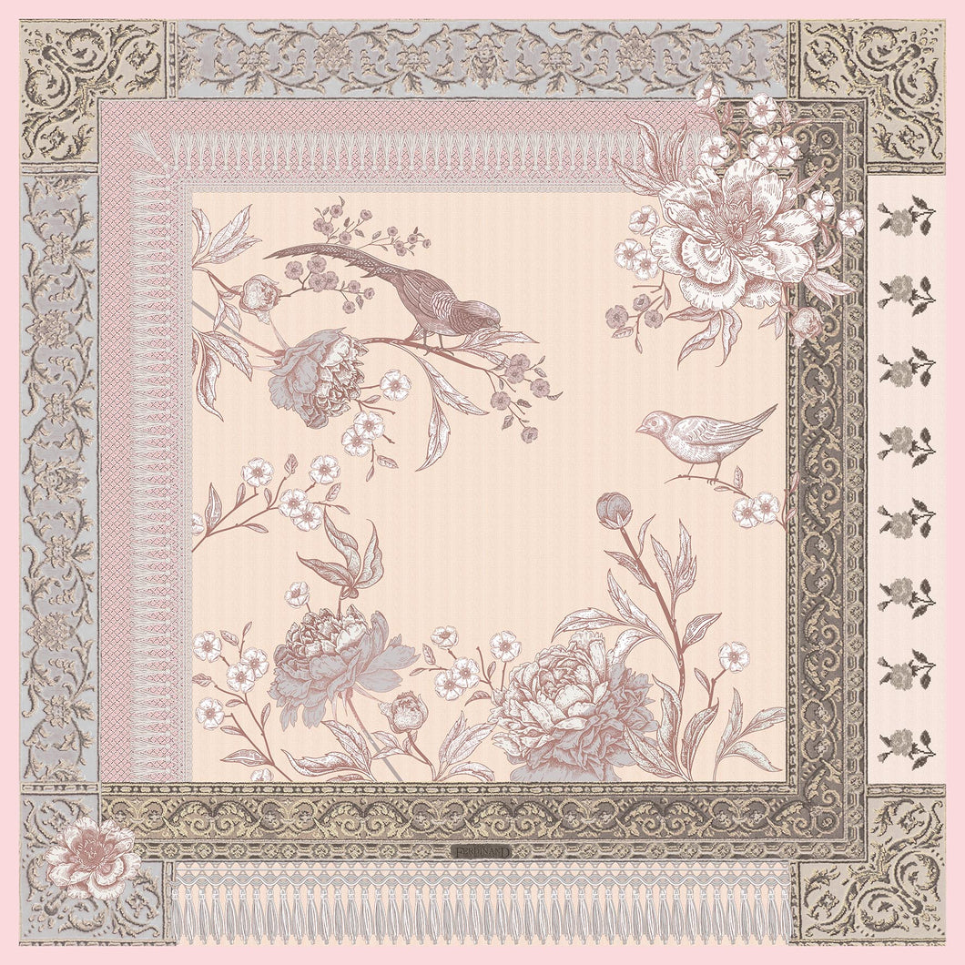 Tapestry Blooms Pale Pink